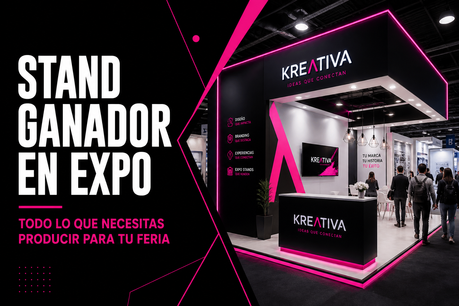 Todo lo que necesitas producir para tener un stand ganador en una expo o feria
